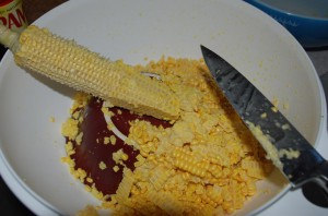 The essence of creamed corn